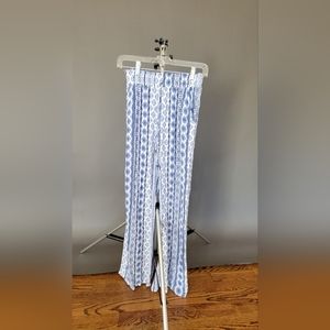 Joe B blue and white pants juniors M